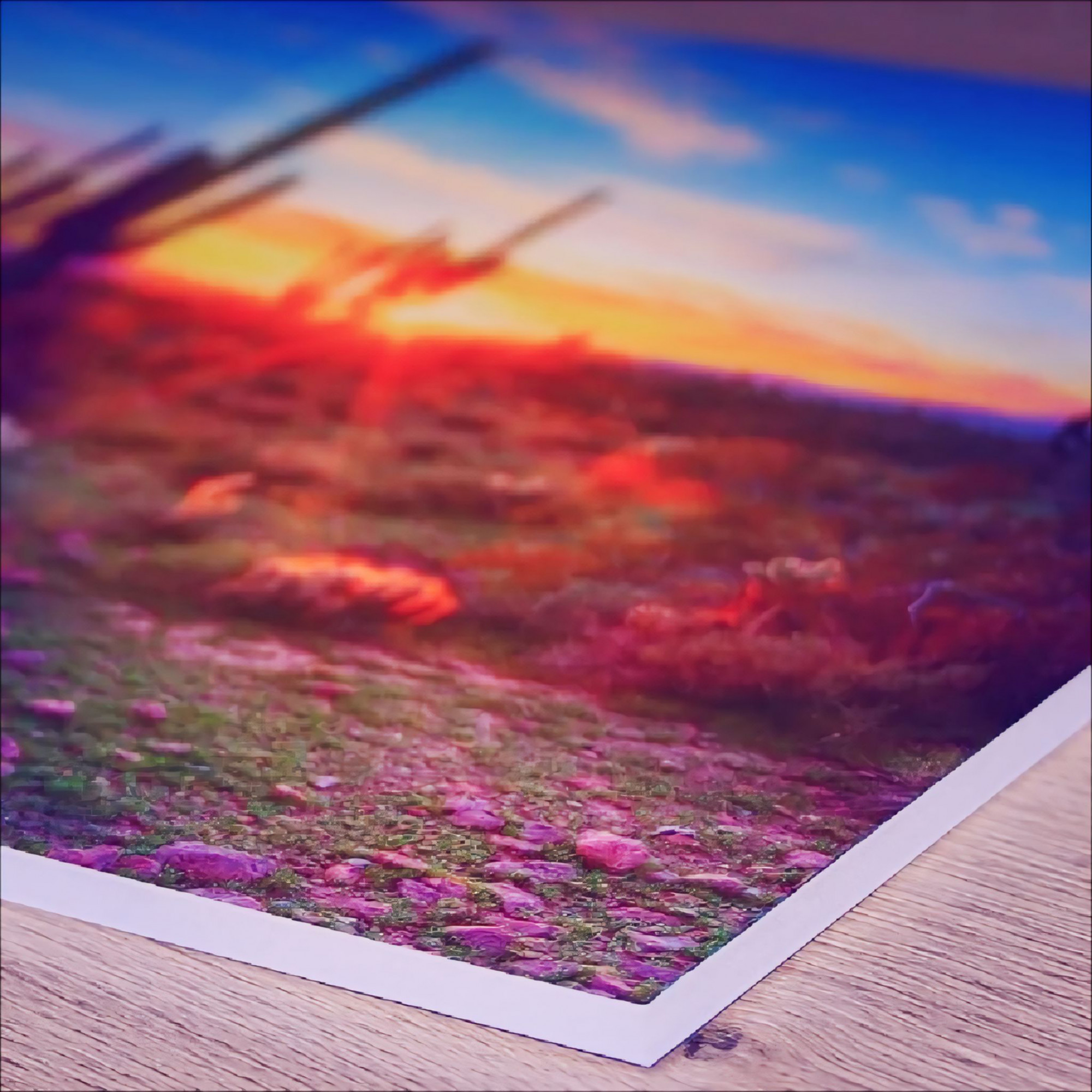 Фото на пенокартоне